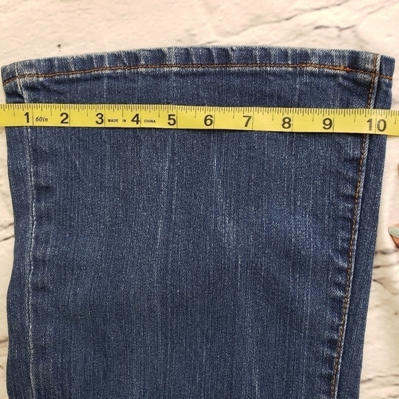 LEVI'S 534 Low Flare 9" Rise 12L 31x32 EUC - Picture 10 of 13